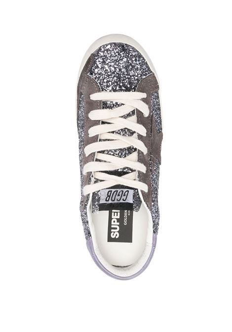 Sneakers super star con glitter in grigio Golden goose - donna GOLDEN GOOSE | GWF00101F00398660394